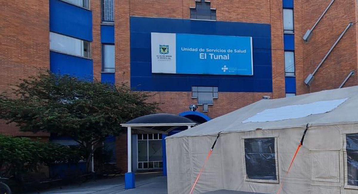 Al hospital El Tunal de Bogotá llegó un detenido por la Policía que luego escapó. Foto: Youtube