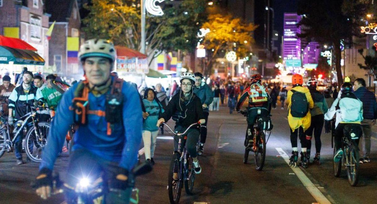 Entérate cuándo será la Ciclovía Nocturna de Bogotá esta Navidad. Foto: bogota.gov.co