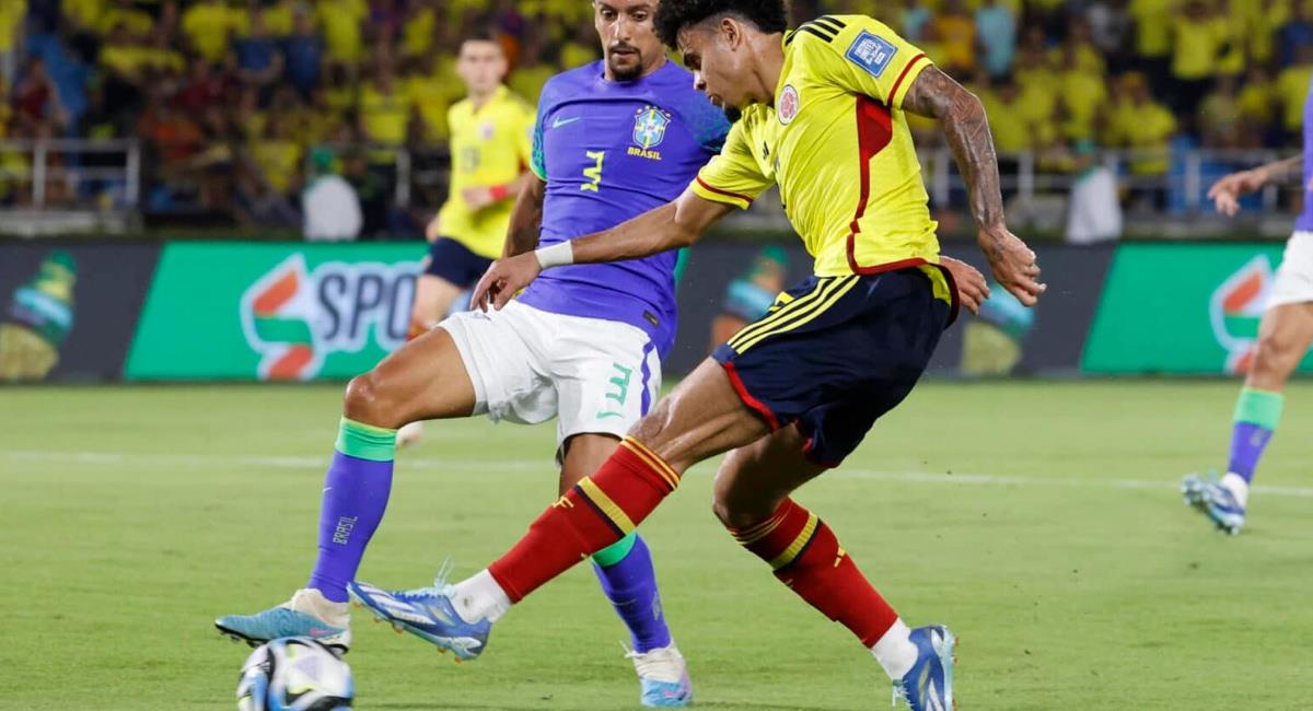 Colombia y Brasil vienen de enfrentarse en la eliminatoria. Foto: Facebook FCF
