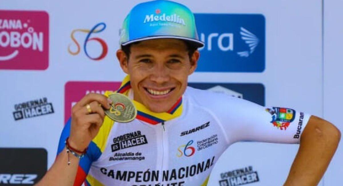 Miguel Ángel "Superman" López, ciclista colombiano. Foto: Instagram