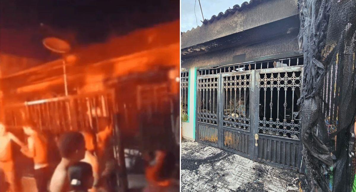 Grave incendio en el sur de Neiva deja 8 personas muertas. Foto: Twitter
