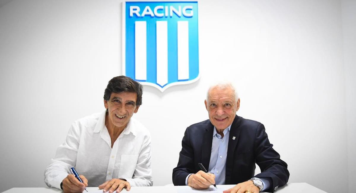 Gustavo Costas fue presentado como nuevo entrenador de Racing. Foto: Facebook Racing