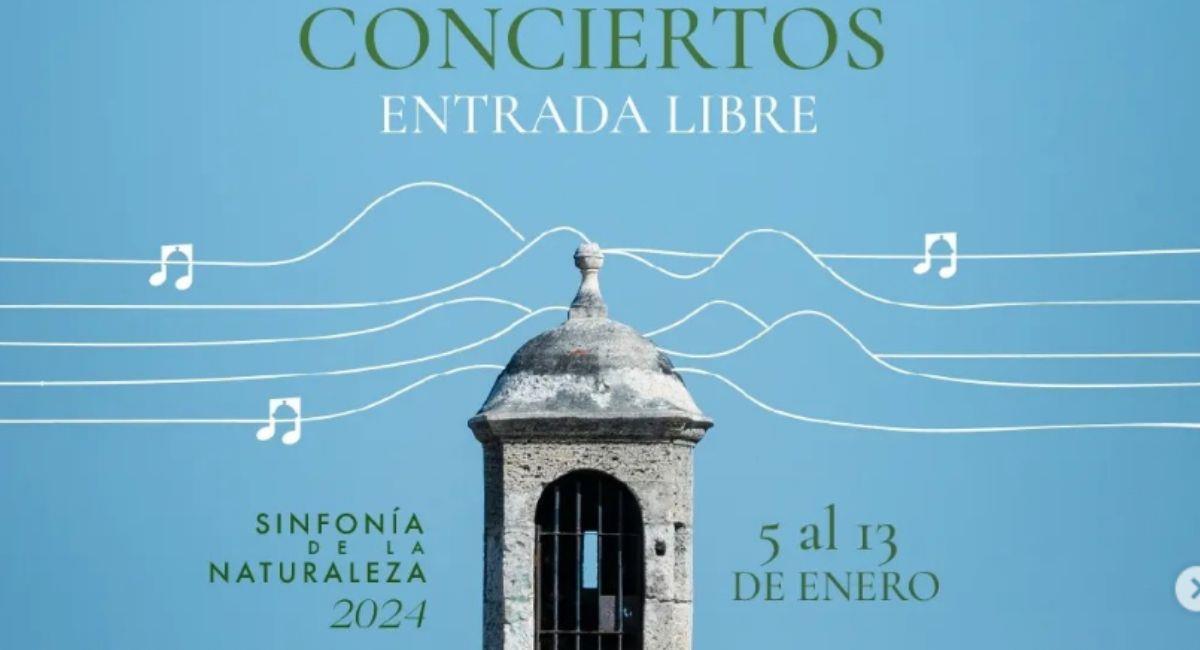 Conciertos gratuitos en el Cartagena Festival de Música. Foto: Instagram @cartagenamusicfestival