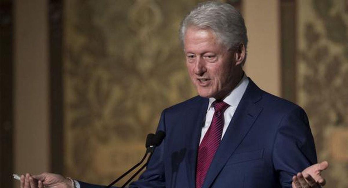 Expresidente Bill Clinton. Foto: AFP