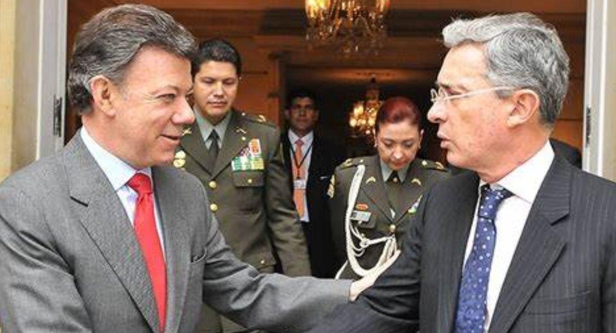 Santos confiesa haberle otorgado inmunidad diplomática a Uribe. Foto: Twitter