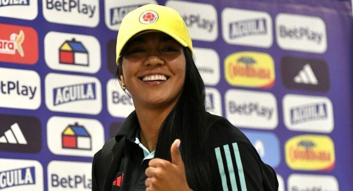 Daniela Arias jugadora de la Selección Colombia. Foto: Instagram