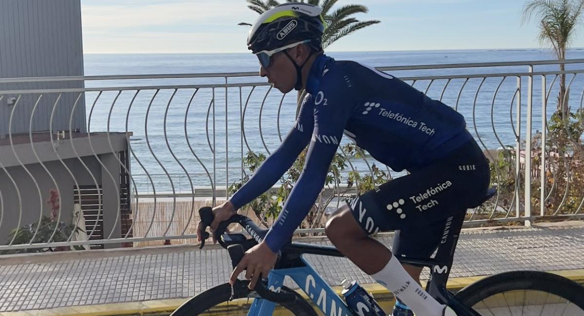 Nairo Quintana volverá con el Movistar en el Tour Colombia. Foto: Twitter @Movistar_Team