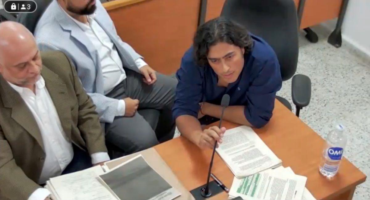 Juez reprendió a los abogados de Nicolás Petro por pedir anular su imputación. Foto: Youtube