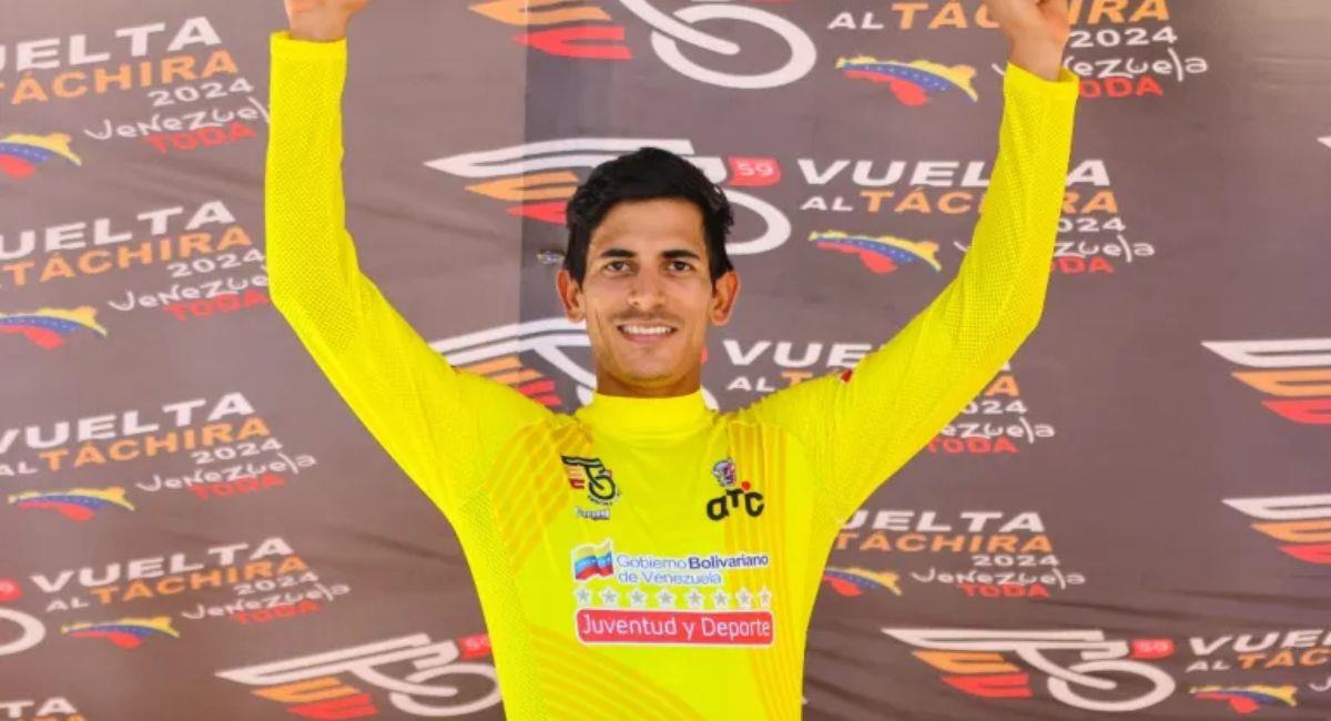 Nelson Soto, líder de la Vuelta Al Tachira. Foto: Instagram