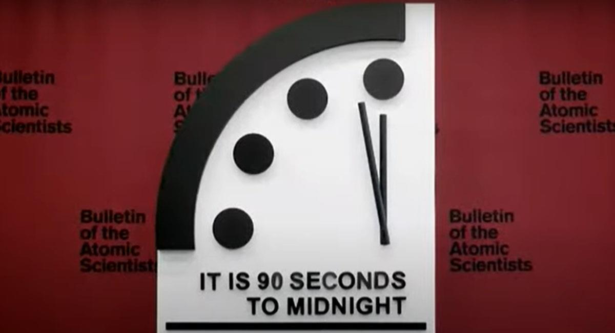 El reloj del Juicio Final es una metáfora para tratar las amenazas sobre las que se cierne la vida en la Tierra. Foto: Youtube