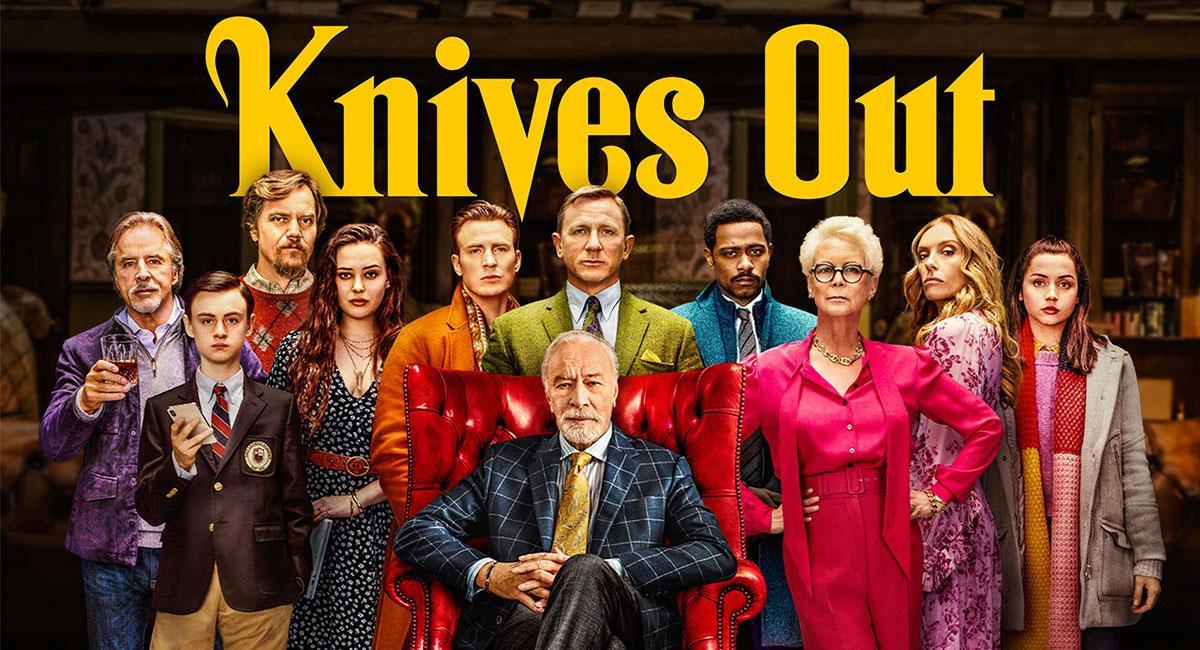 La primera cinta de "Knives Out" llegó a los cines de Colombia en 2019. Foto: Twitter @KnivesOut