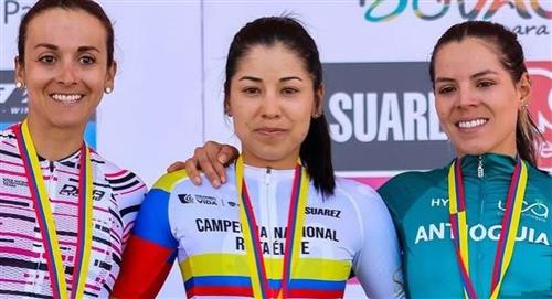 La corredora del Movistar Team es la nueva campeona nacional de ruta colombiana 