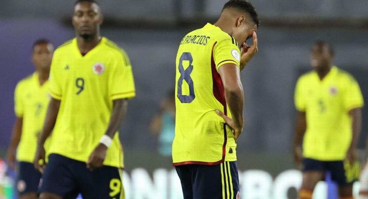 Tercera derrota en línea para Colombia. Foto: EFE