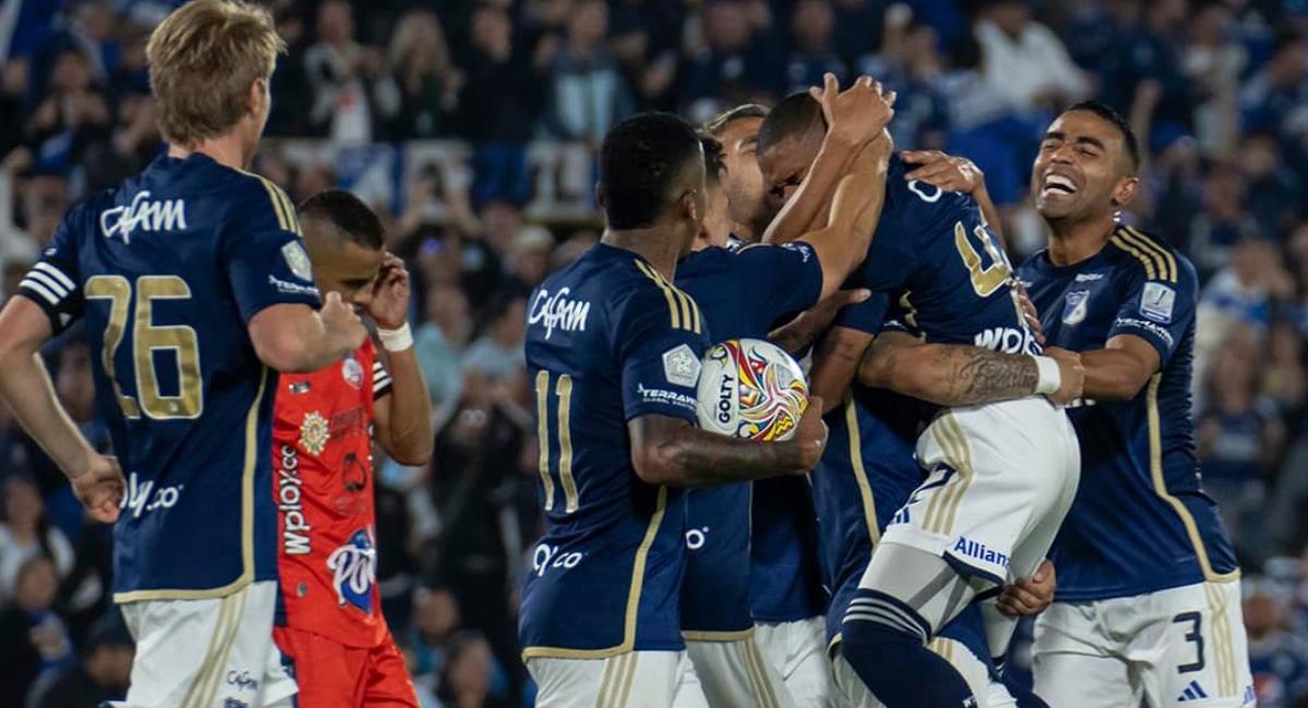 Millonarios salvó un empate ante Alianza, en el estadio El Campín. Foto: Facebook Millonarios