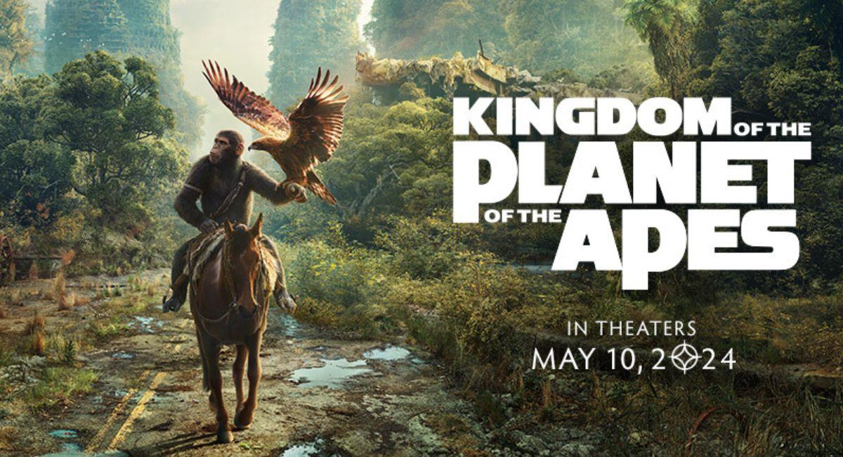 "El Reino del Planeta de los Simios" llegará en mayo de este 2024 a los cines de Colombia. Foto: Twitter @ApesMovies