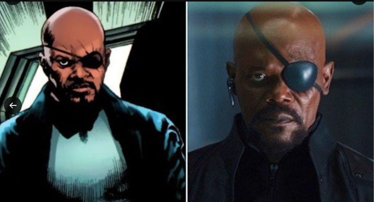 La nueva versión de Nick Fury se inspiró en el actor Samuel L. Jackson. Foto: Twitter @Comixnurd