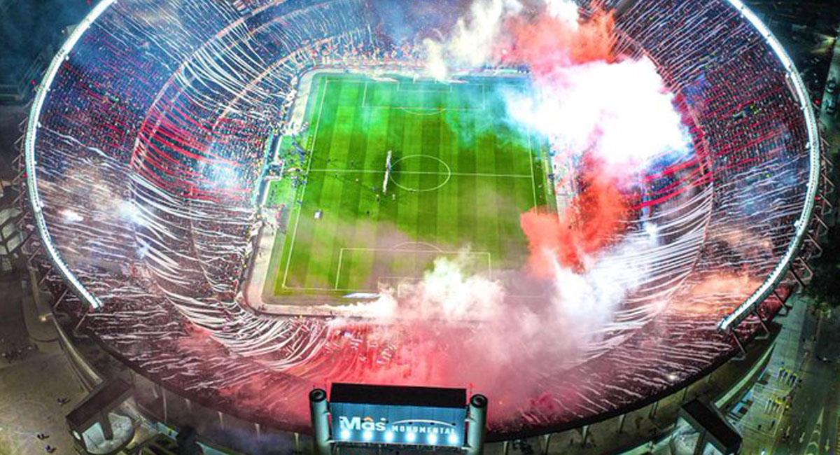 El estadio Más Monumental podría servir de sede para la final de la Copa Libertadores del 2024. Foto: Twitter @AlbicelesteTalk