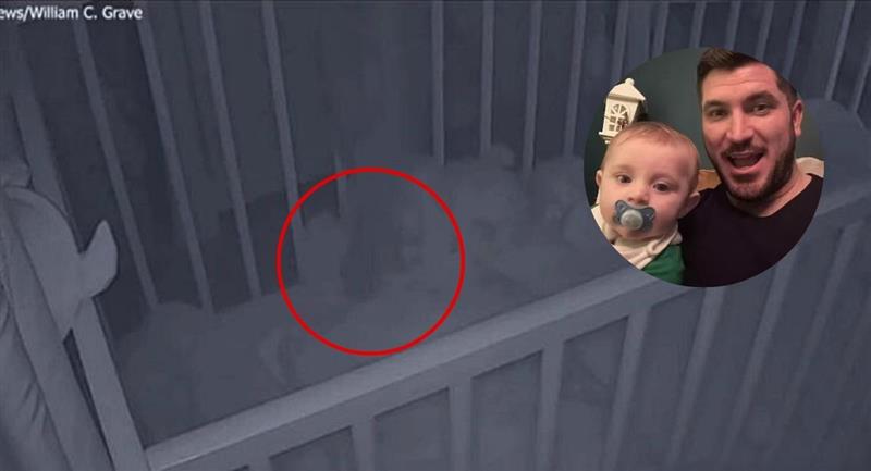 Cámara de monitoreo de bebé captó intrigante actividad paranormal