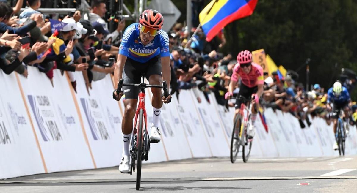 Egan Bernal fue uno de los protagonistas del Tour Colombia. Foto: Instagram Egan Bernal