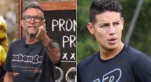 “Jugadorcito mediocre”: presentador explotó y destrozó a James Rodríguez 