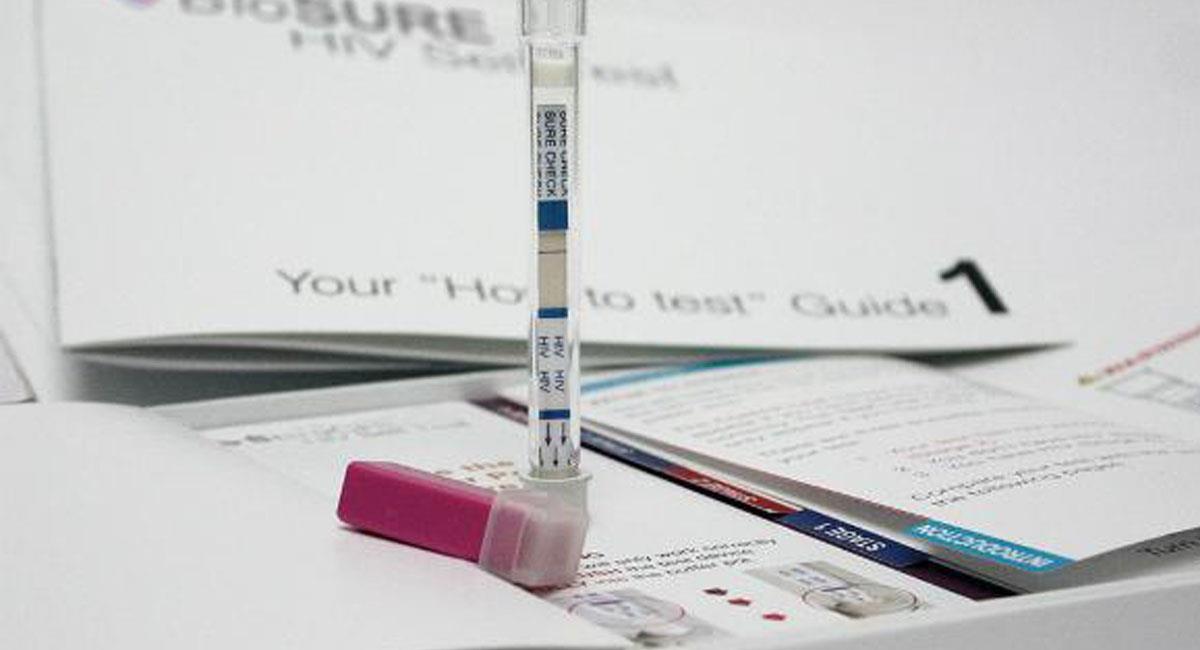 Con una prueba casera se puede detectar el VIH con alta efectividad. Foto: Twitter @Foliodigital