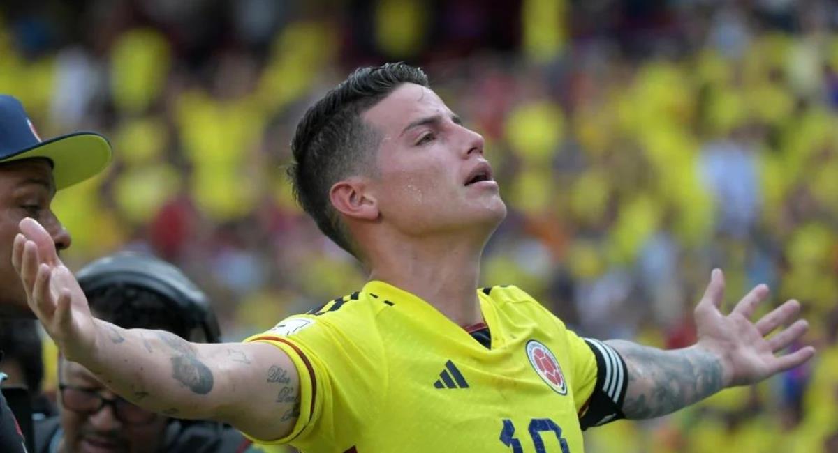 James sigue sin definir su futuro. Foto: Selección Colombia 
