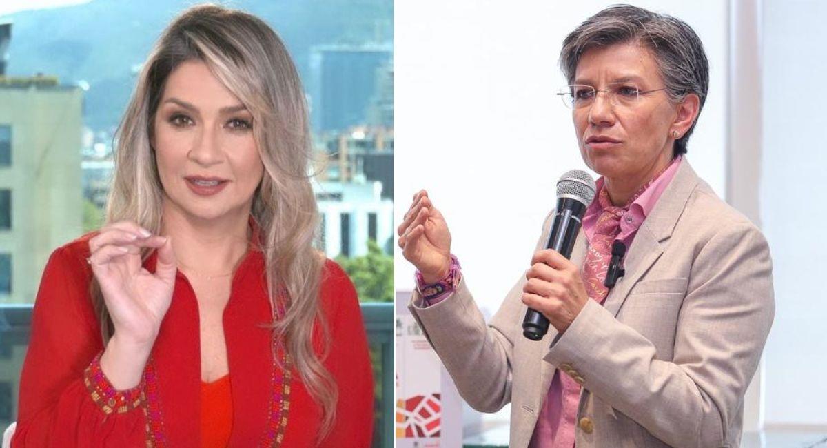 Vicky Dávila y Claudia López tienden duro enfrentamiento en redes sociales. Foto: Twitter