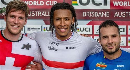 El medallista olímpico fue tercero en la valida de la Copa Mundo UCI BMX