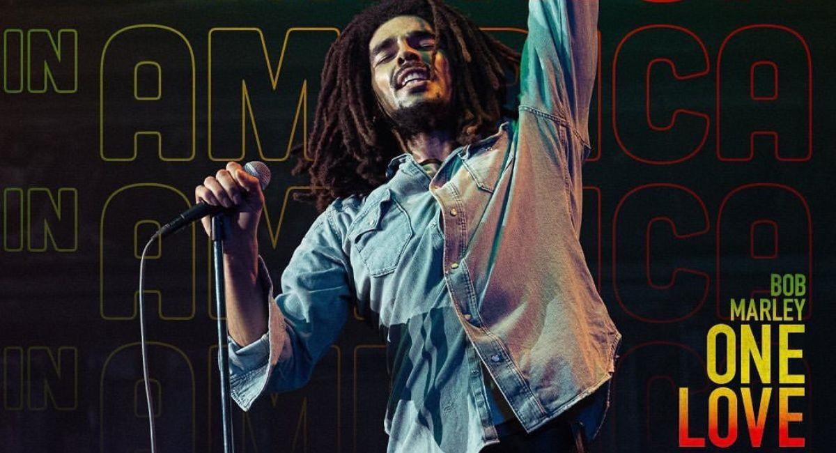 "Bob Marley: One Love" es una de las cintas del momento en los cines. Foto: Twitter @OneLoveMovie