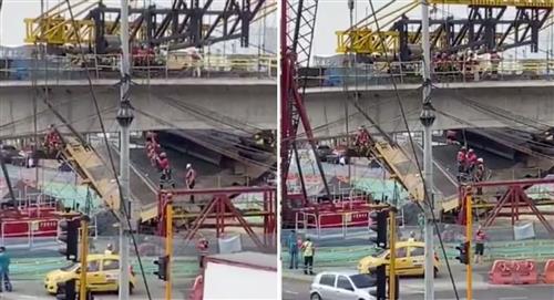Cae estructura de puente de TransMilenio en la av. Suba, ¿qué pasó?