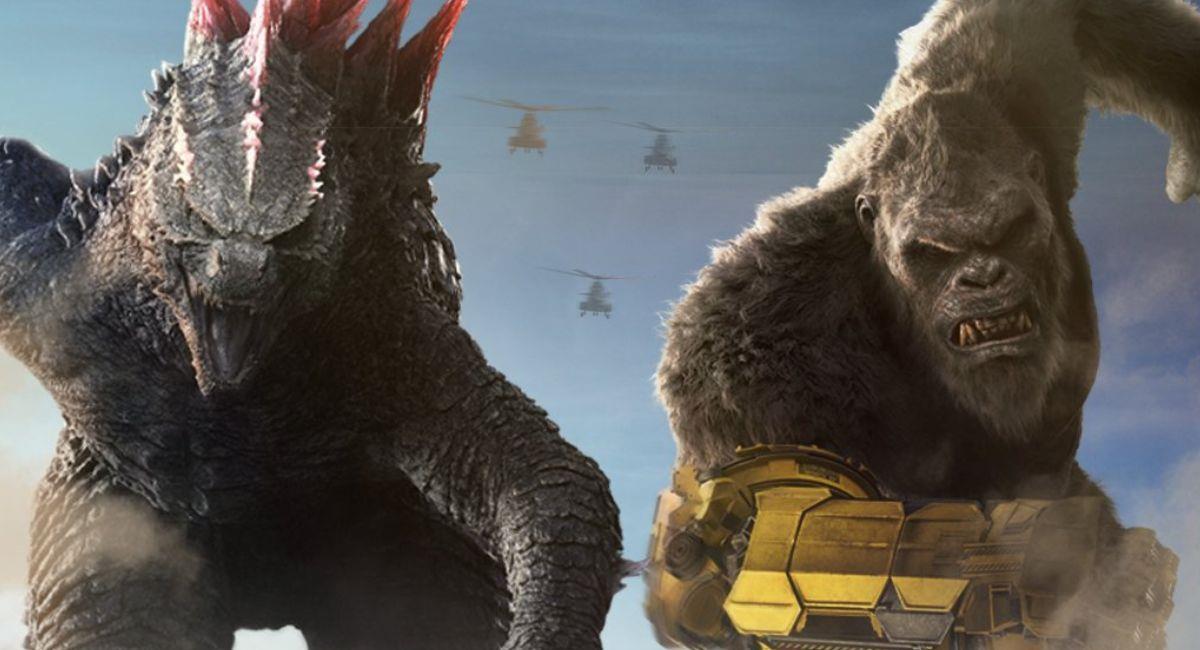 "Godzilla x Kong: The New Empire" llegará a fines de este mes a la cartelera de cine. Foto: Twitter @GodzillaXKong