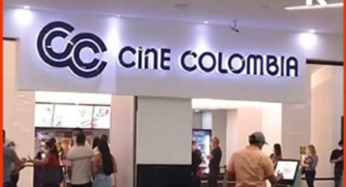 Cine Colombia. Foto: TikTok @kienykien