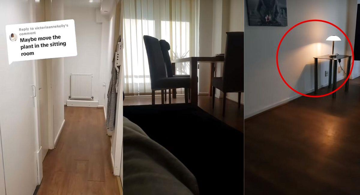 Hombre capta en video intrigante actividad paranormal en su apartamento. Foto: TikTok