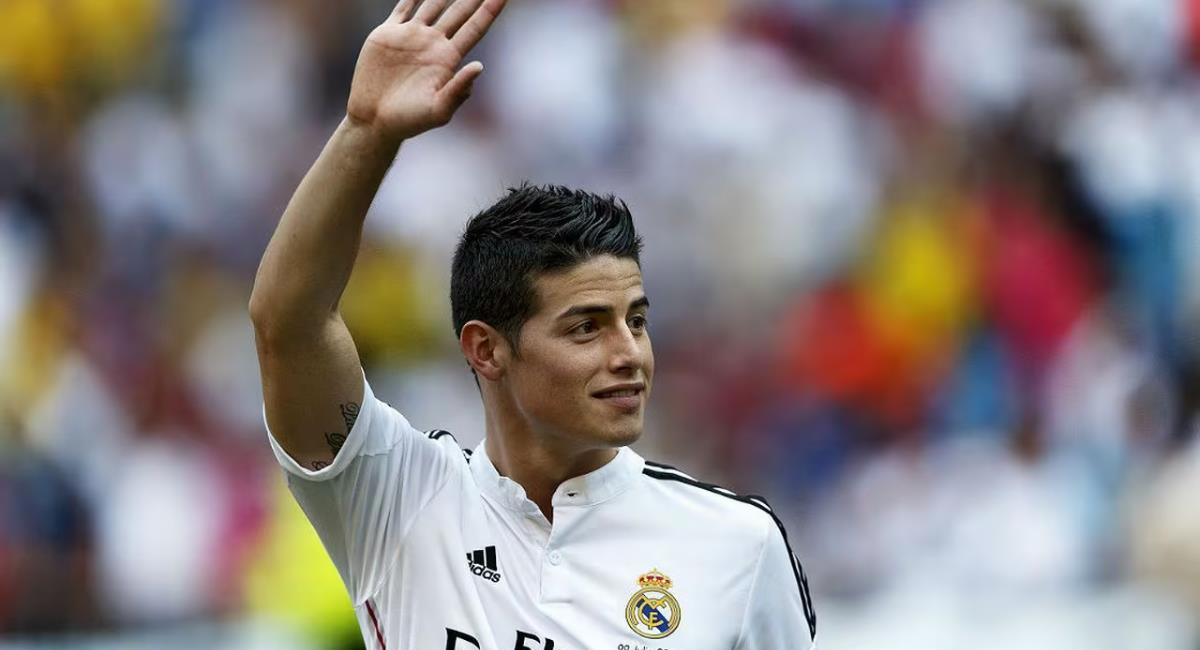 James y su mensaje al Real Madrid. Foto: EFE