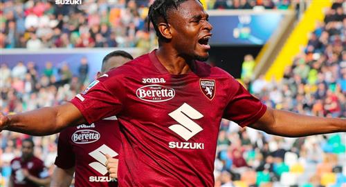 Duván Zapata sigue celebrando en Italia. Nuevo gol con Torino y ya van 10
