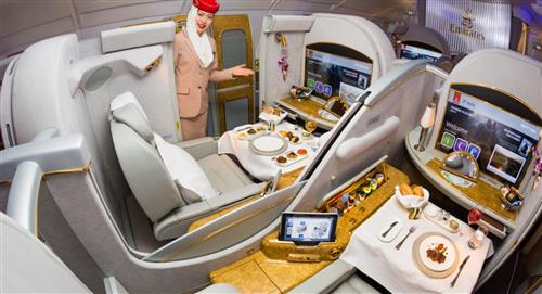 Estas son las comodidades que ofrece la aerolínea Emirates Airlines