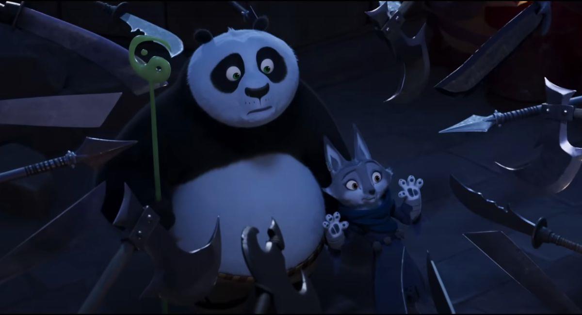 "Kung Fu Panda 4" debutó el fin de semana pasado en los cines de Colombia y el mundo. Foto: Youtube Captura Universal Pictures