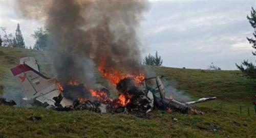 Accidente de avión en Antioquia deja a cuatro personas muertas