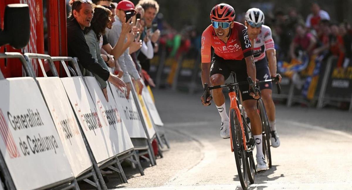Egan Bernal volvió a brillar, ahora en la Vuelta a Cataluña. Foto: Instagram Egan Bernal