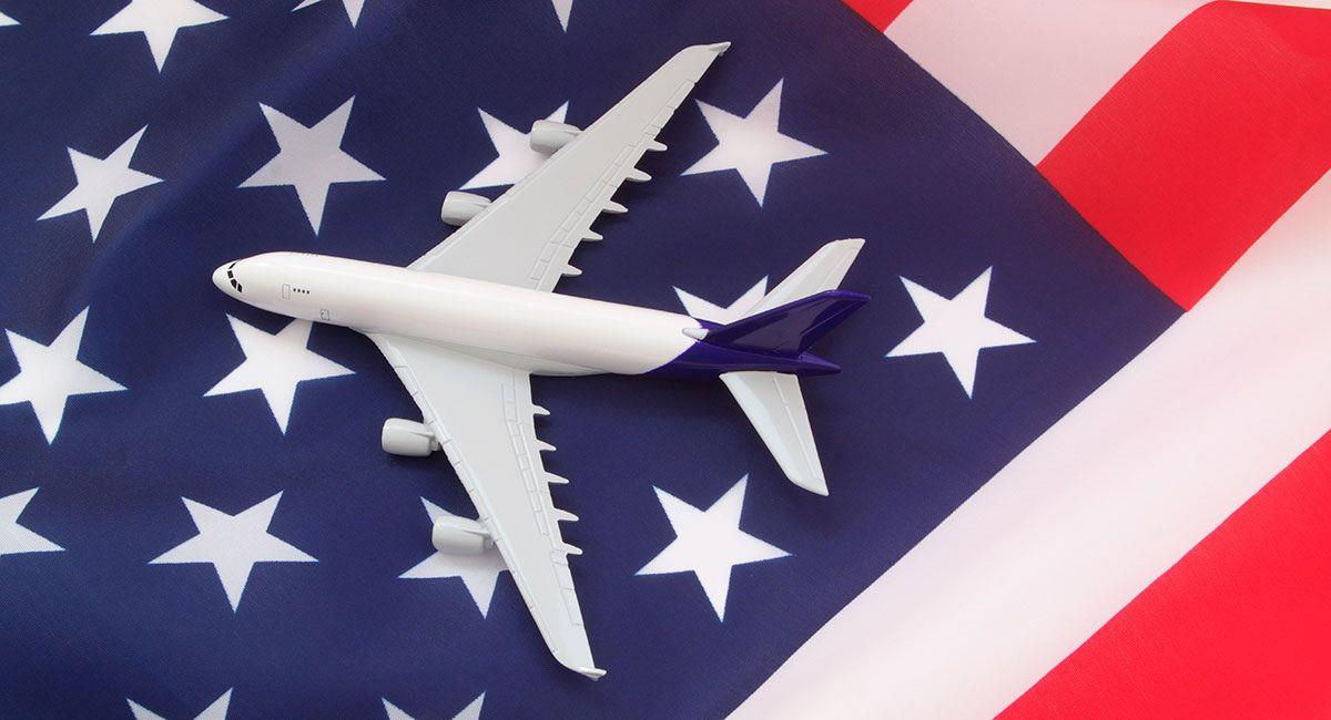 Vuelo a Estados Unidos sin visado. Foto: Shutterstock