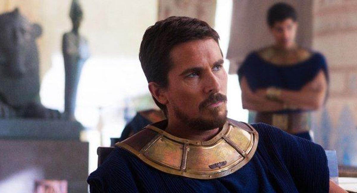 Christian Bale interpreta a Moisés en Éxodo: Dioses y Reyes. Foto: Twitter @juulianarenzo