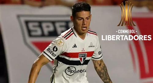 La bienvenida de James Rodríguez en la Copa Libertadores