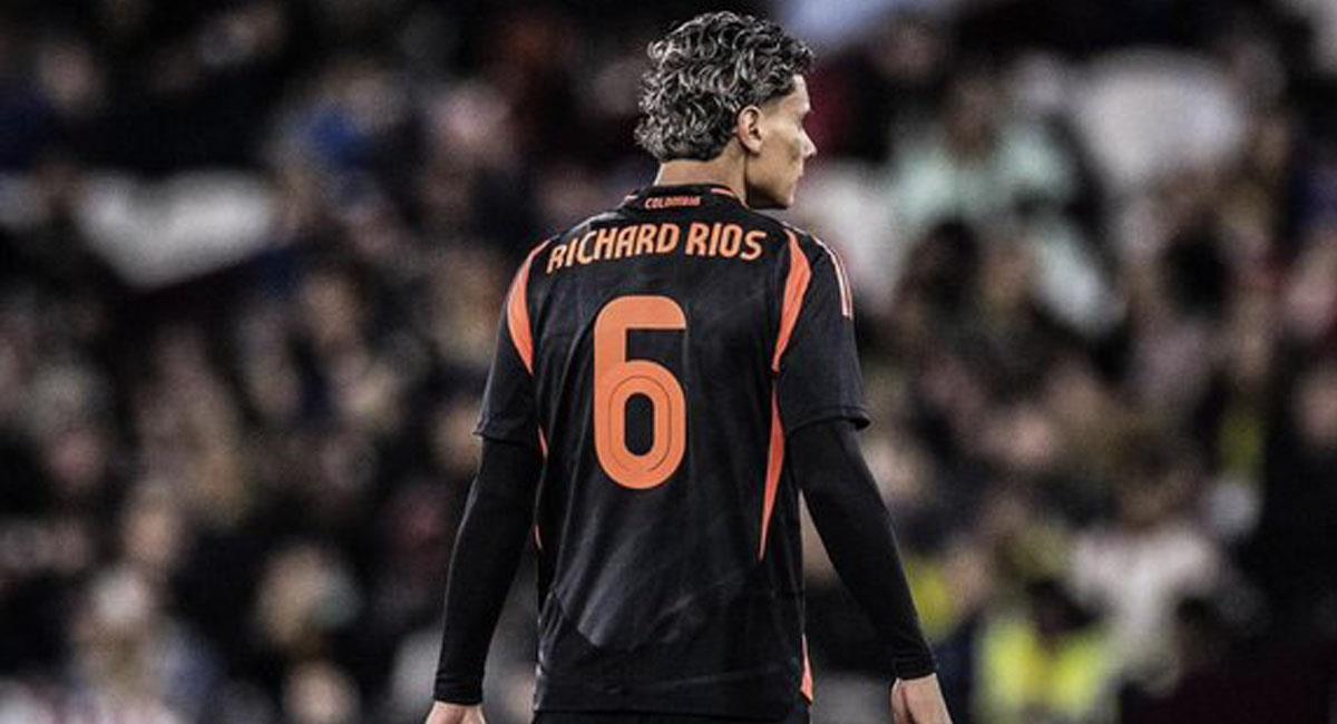 Richard Ríos fue descubierto en Brasil para el fútbol cuando jugaba fútbol sala. Foto: Twitter @juan_ospina14
