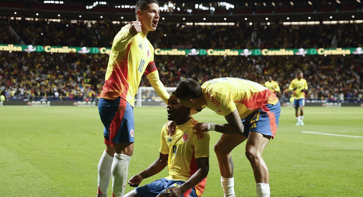 Colombia sumó dos victorias en sus últimos amistosos. Foto: EFE