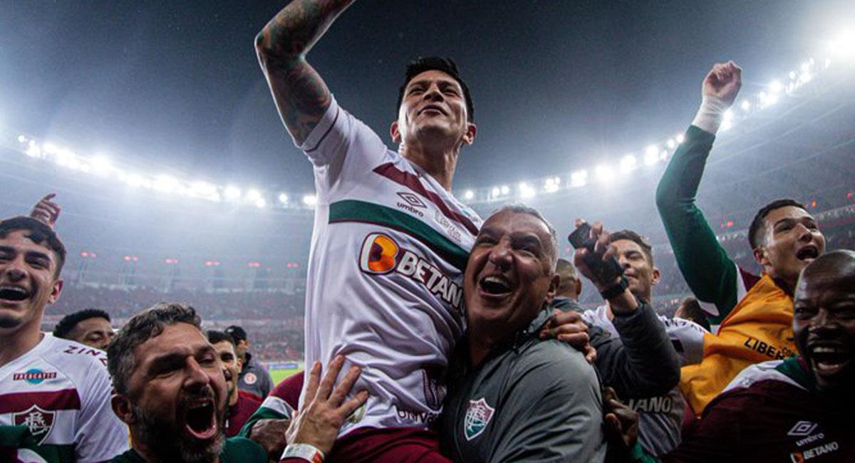 Germán Cano es el goleador del vigente campeón de la Copa Libertadores, Fluminense. Foto: Twitter @flumidiaoficial