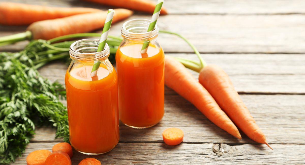 Estos son los beneficios para la salud de tomar jugo de zanahoria en ayunas. Foto: Shutterstock