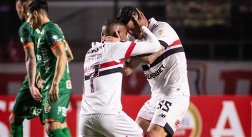 James Rodríguez de menos a más en el Sao Paulo en la Libertadores