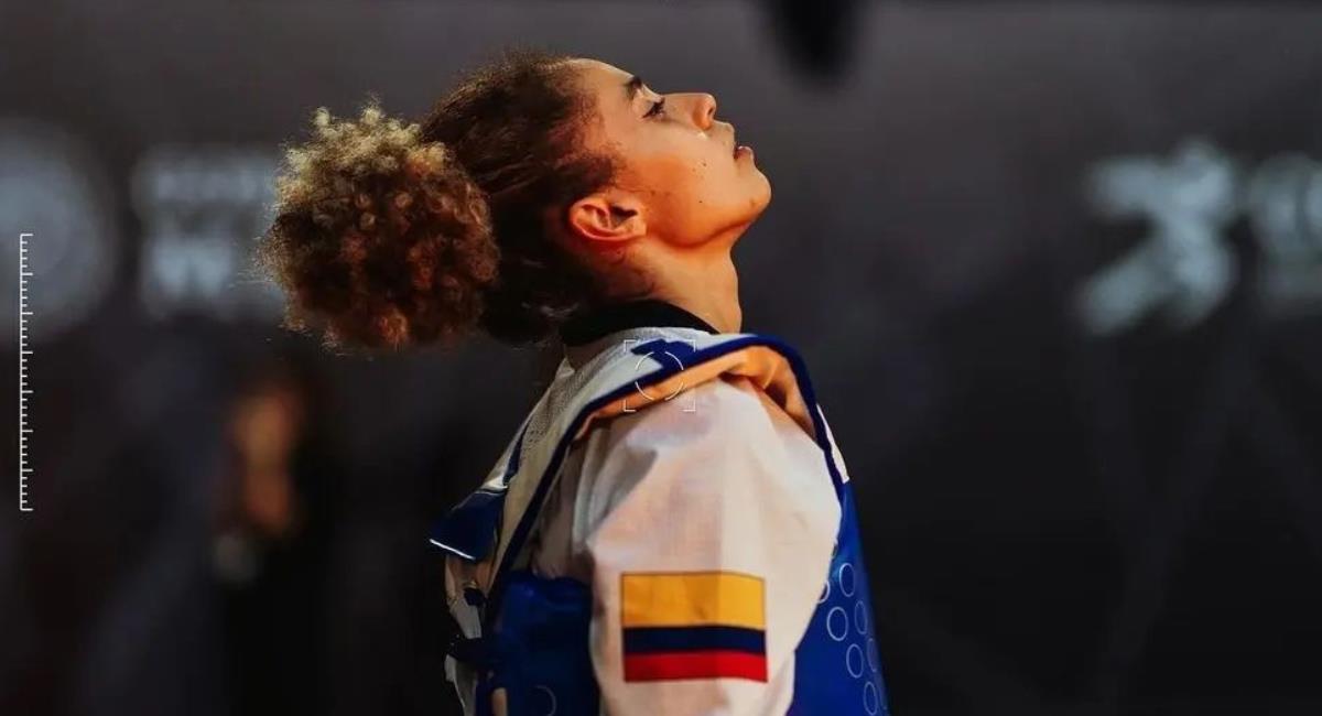 Andrea Ramírez es una de las más destacadas Taekwondistas de Colombia. Foto: Instagram Andrea Ramírez