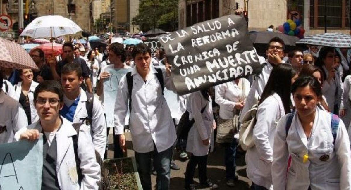 Marchas de las 'Batas blancas'. Foto: EFE