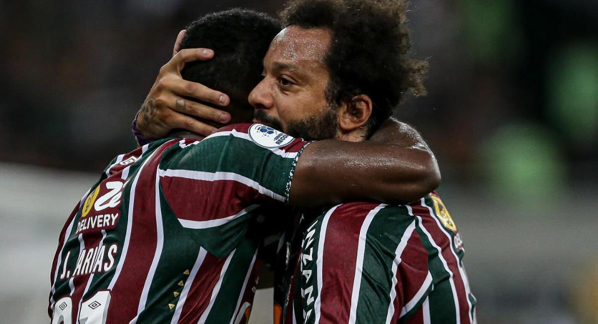 John Arias y Marcelo son compañeros en Fluminense. Foto: Facebook Fluminense